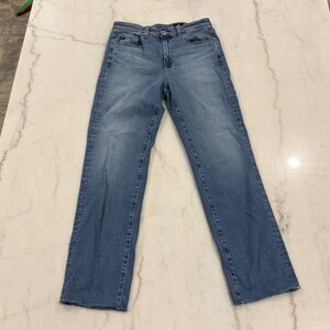 AG Adriano Goldschmied Jeans Women's 26 Saige High Rise Straight Denim